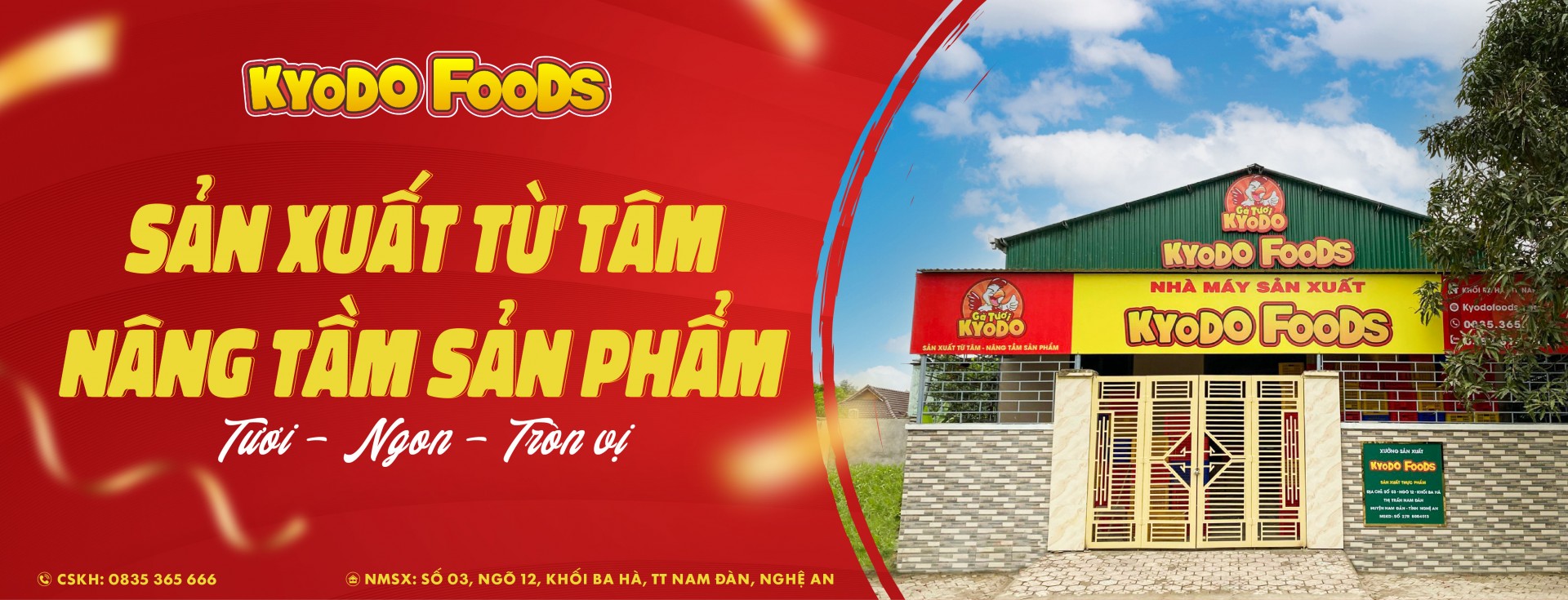 KYODO FOODS - NÂNG TẦM ĐẶC SẢN XỨ NGHỆ